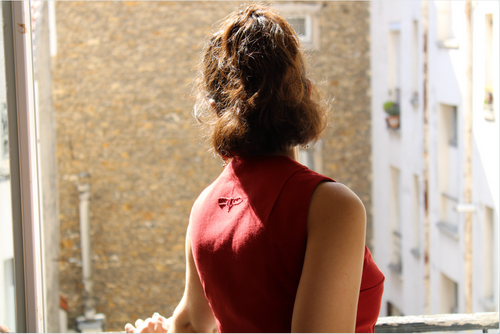 Amor vest in burgundy (PREORDER)